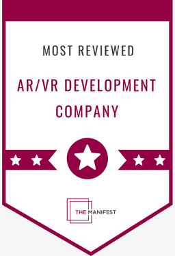 AR/VR Development company award - The Manifest